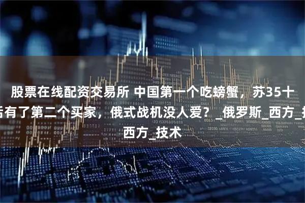 股票在线配资交易所 中国第一个吃螃蟹，苏35十年后有了第二个买家，俄式战机没人爱？_俄罗斯_西方_技术