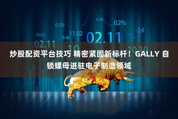 炒股配资平台技巧 精密紧固新标杆！GALLY 自锁螺母进驻电子制造领域